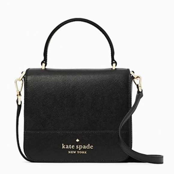kate spade Handbags - Kate Spade Staci Square Crossbody Saffiano Leather Black